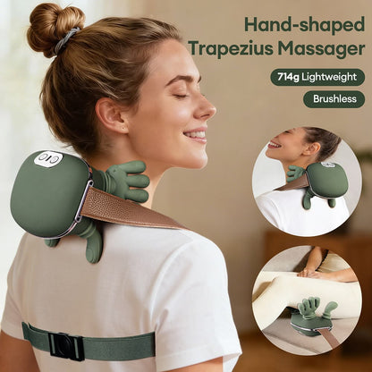 Electric Neck & Shoulder Massager with Heat Therapy | جهاز مساج الرقبة والكتفين بالحرارة