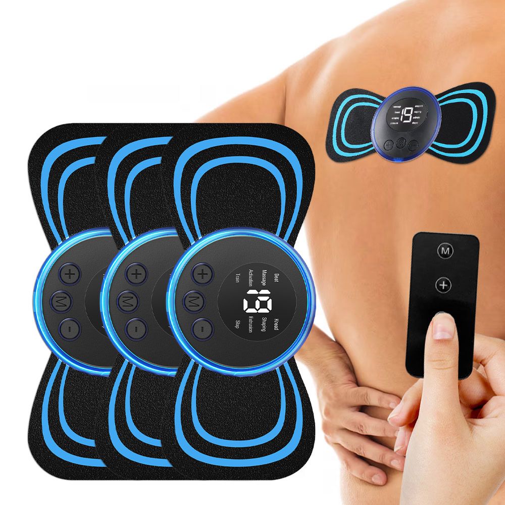 Portable EMS Muscle Stimulator & Body Toner Pad | جهاز تحفيز العضلات EMS المحمول لتقوية وشد الجسم