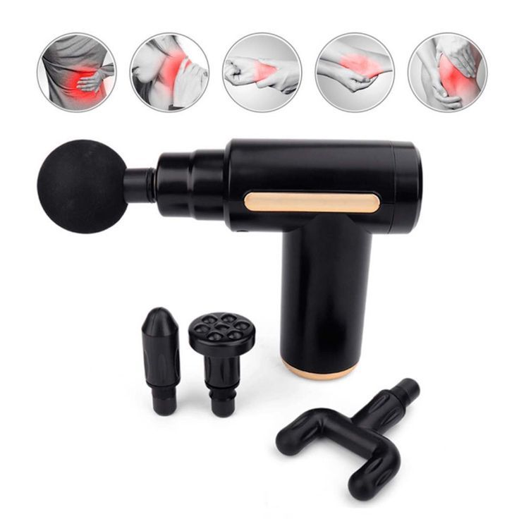 Portable Deep Tissue Massage Gun for Muscle Recovery & Pain Relief | جهاز مساج عضلي محمول للتدليك العميق وتخفيف الألم