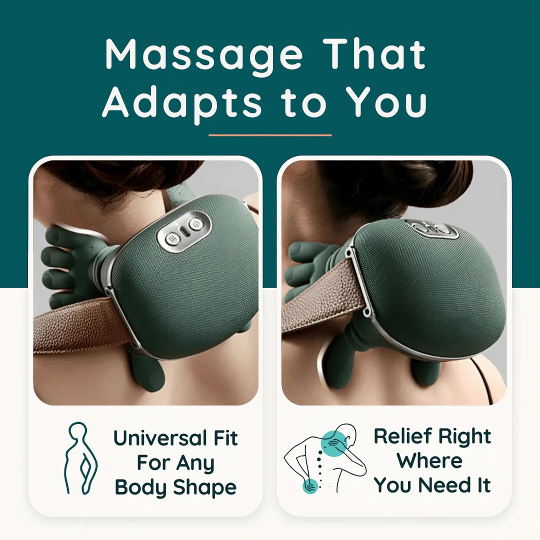 Electric Neck & Shoulder Massager with Heat Therapy | جهاز مساج الرقبة والكتفين بالحرارة