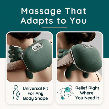 Electric Neck & Shoulder Massager with Heat Therapy | جهاز مساج الرقبة والكتفين بالحرارة