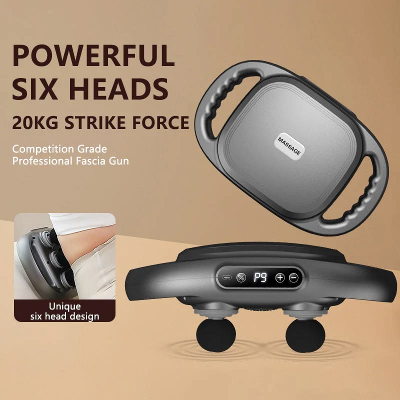 Electric Handheld Body Massager with Rolling Balls for Deep Tissue Pain Relief & Relaxation | جهاز مساج يدوي كهربائي للجسم مع كرات دوارة لتخفيف الألم والاسترخاء العميق