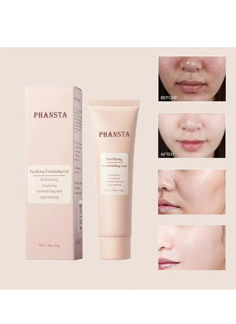 Purifying Exfoliating Gel for Deep Cleansing & Pore Minimizing – Smooth & Radiant Skin | جل تقشير وتنقية البشرة لتنظيف عميق وتقليل المسام لبشرة ناعمة ومشرقة