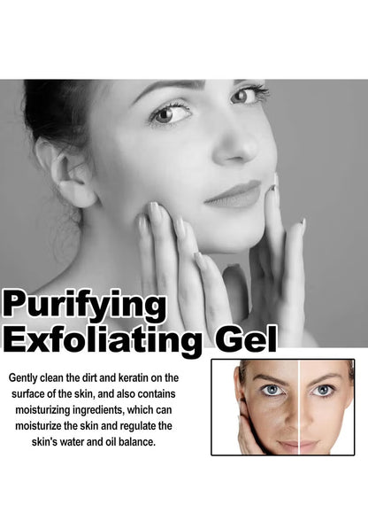 Purifying Exfoliating Gel for Deep Cleansing & Pore Minimizing – Smooth & Radiant Skin | جل تقشير وتنقية البشرة لتنظيف عميق وتقليل المسام لبشرة ناعمة ومشرقة