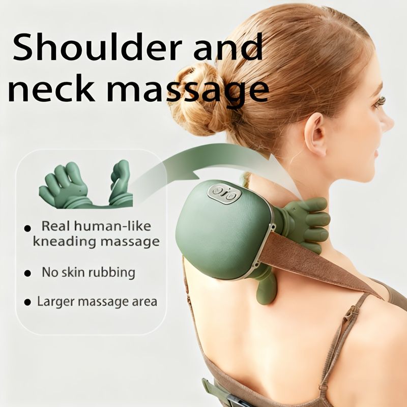 Electric Neck & Shoulder Massager with Heat Therapy | جهاز مساج الرقبة والكتفين بالحرارة