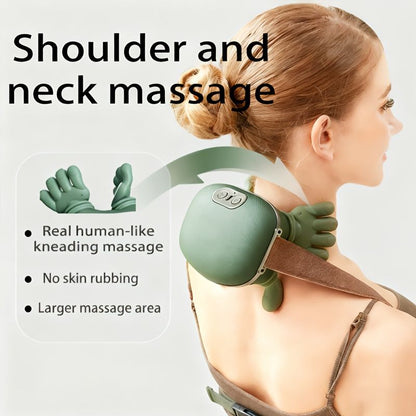 Electric Neck & Shoulder Massager with Heat Therapy | جهاز مساج الرقبة والكتفين بالحرارة