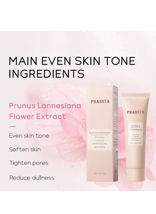 Purifying Exfoliating Gel for Deep Cleansing & Pore Minimizing – Smooth & Radiant Skin | جل تقشير وتنقية البشرة لتنظيف عميق وتقليل المسام لبشرة ناعمة ومشرقة